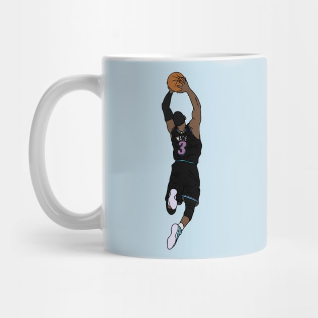 Dwyane Wade Black Miami Vice by rattraptees